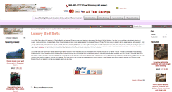 Desktop Screenshot of luxurybedsets.com